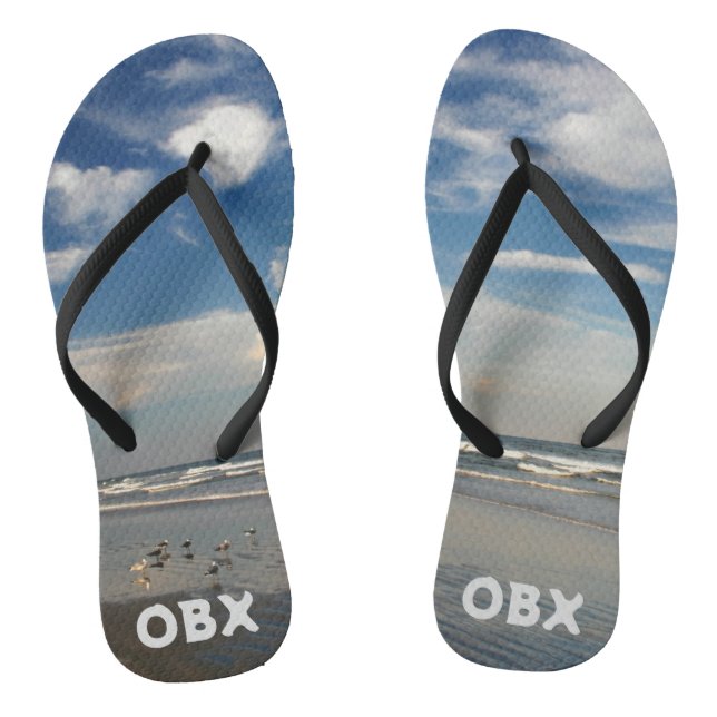 OBX Sunny Beach Scene Jandals (Footbed)