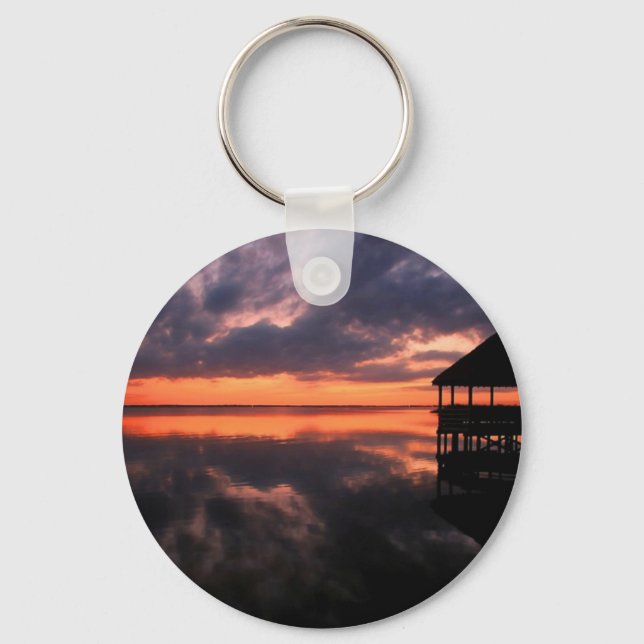 OBX Sunset Key Ring (Front)