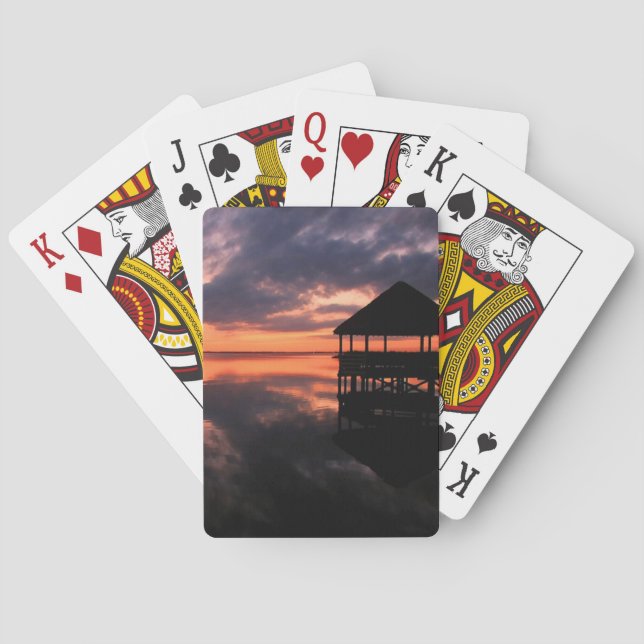 OBX Sunset Playing Cards (Back)
