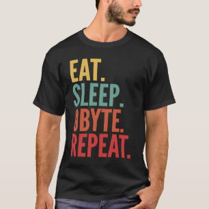Obyte Crypto Eat Sleep Obyte Repeat T-Shirt