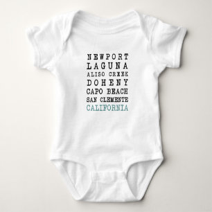 OC Beaches Baby Bodysuit