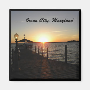 OC, MD gazebo sunset Magnet