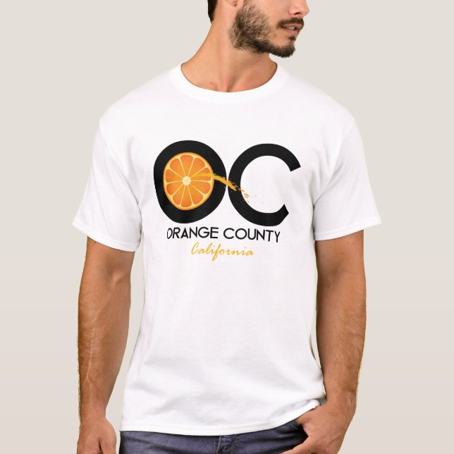 OC - Orange County, California Juicy Apearal T-Shirt (Front)