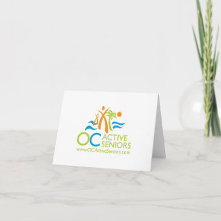OCActiveSeniors Logo Note Card