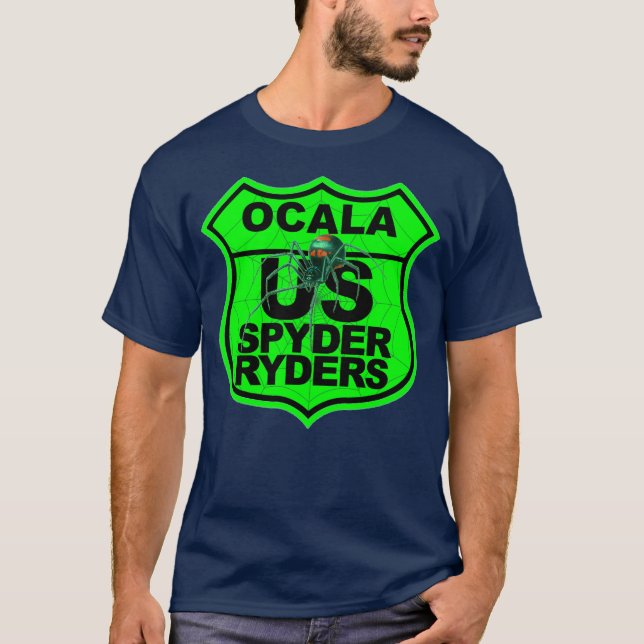 Ocala Chapter - Logo Safety Green T-Shirt (Front)