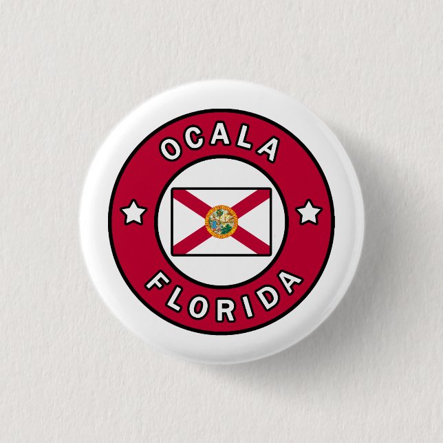 Ocala Florida 3 Cm Round Badge (Front)