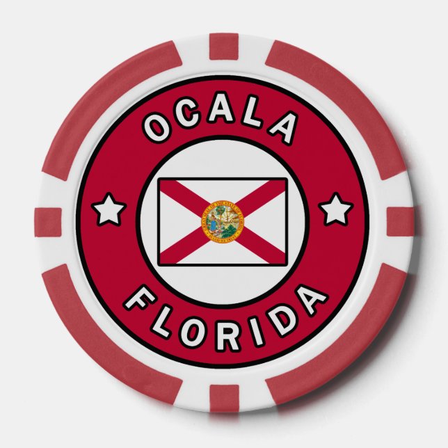 Ocala Florida Poker Chips (Front)