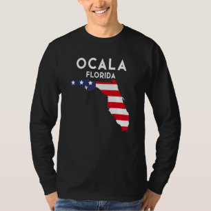 Ocala Florida USA State America Travel Floridian T-Shirt