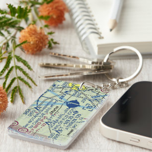 Ocala Int. Airport chart / taxi diagram Key Ring