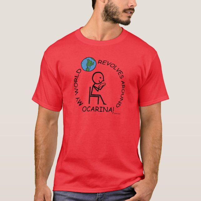 Ocarina - World Revolves Around T-Shirt (Front)