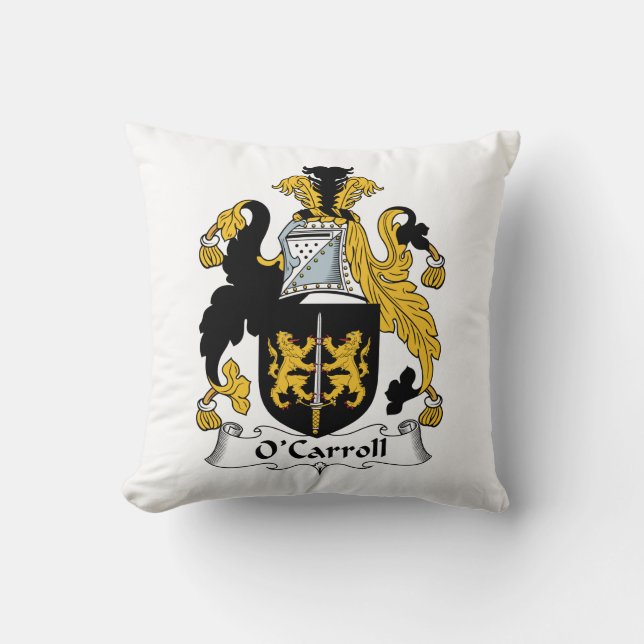 O'Carroll Family Crest Cushion (Front)