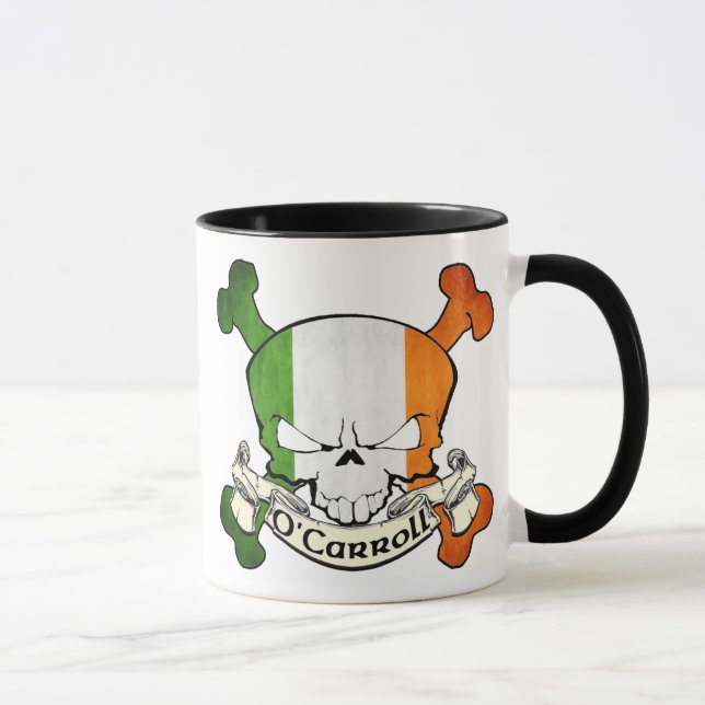 O'Carroll Irish Skull Mug (Right)