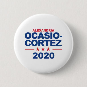 Ocasio-Cortez 2020 6 Cm Round Badge