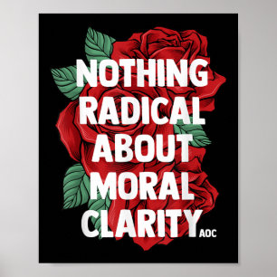 Ocasio Cortez Quote Saying Slogan Aoc Liberal Gift Poster