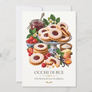 Occhi di Bue – Vintage Italian Dessert Invitation
