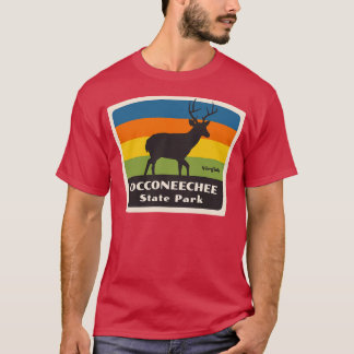 Occoneechee State Park Virginia Roaming Deer T-Shirt