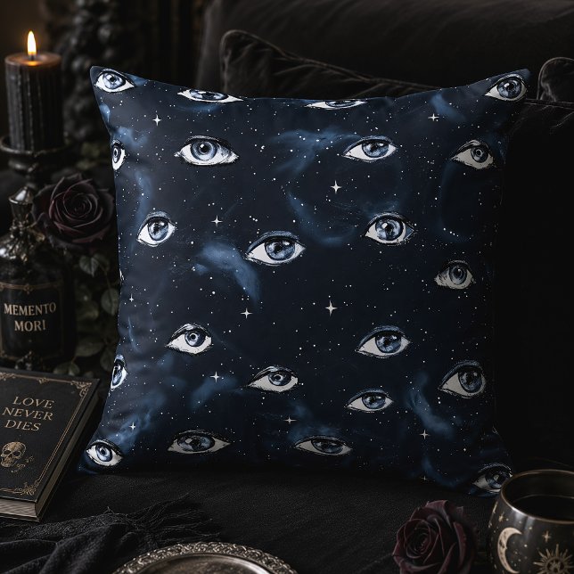 Occult All Seeing Eyes Celestial Gothic Cushion (Creator Uploaded)