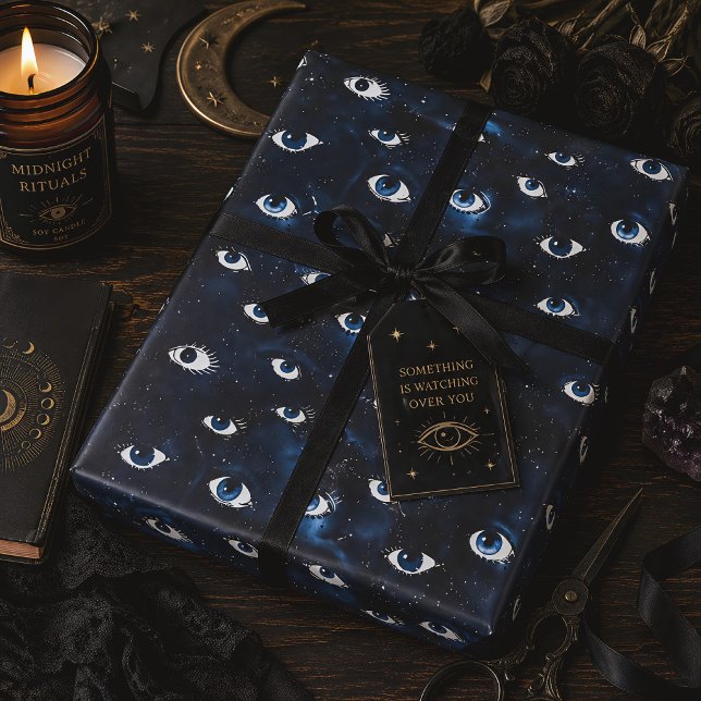 Occult All Seeing Eyes Celestial Gothic Wrapping Paper (Creator Uploaded)