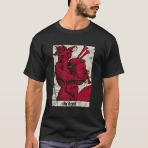Occult Baphomet The Devil Mediaeval Satan Antichri T-Shirt