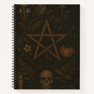 Occult Botanica Pentagram Notebook