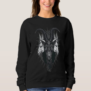 Occult Demon  Gothic Satan Baphomet Sweatshirt