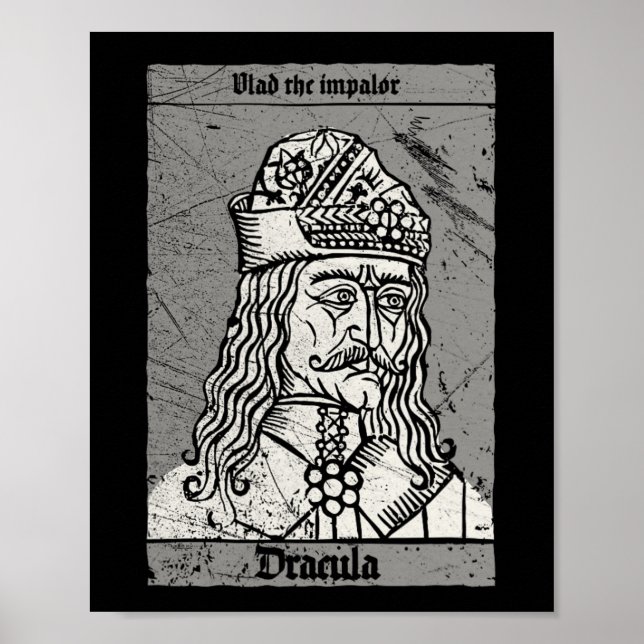 Occult Dracula - Vlad The Impaler Horror Vampire  Poster (Front)