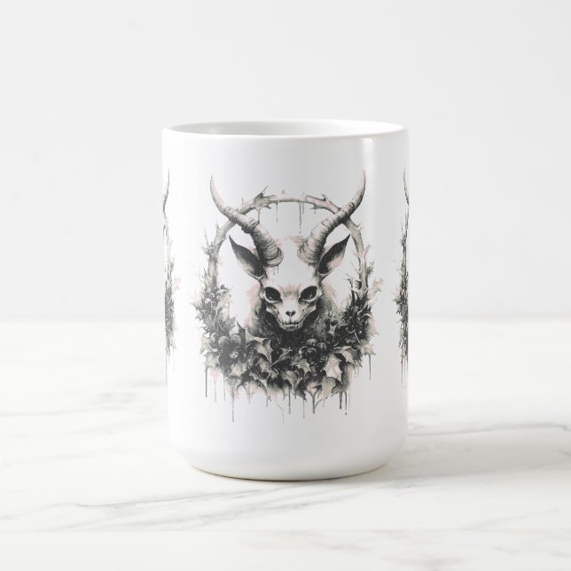 Occult Gothic Baby Baphomet Coffee Mug (Center)