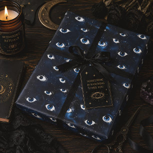 Occult Gothic Mystery Eyes Wrapping Paper