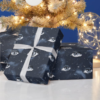 Occult Gothic Mystery Eyes Wrapping Paper