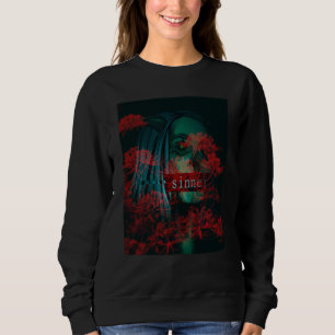 Occult Grunge Flower Aesthetic Gothic Goth Sinner Sweatshirt