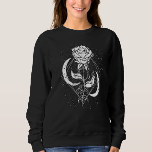 Occult Grunge Rose Satan Gothic Punk Metal Goth 2 Sweatshirt
