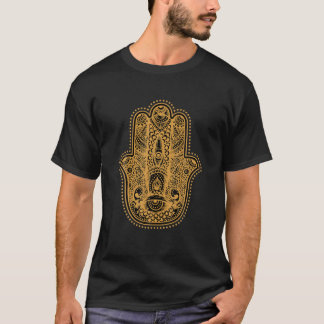 Occult Hamsa Hand Evil Eye Fatima Moon Witchcraft T-Shirt