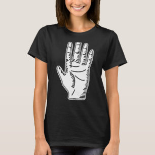Occult Hand Dark Art Grunge Goth Gothic Aesthetic T-Shirt