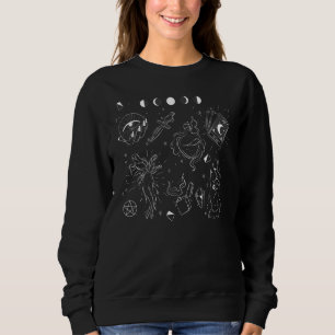 Occult Magic Celestial Witchcraft Tarot Sweatshirt