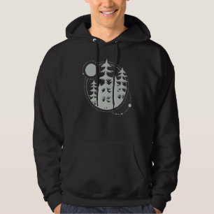Occult Mystic Magic Indoorsy Outdoorsy Crescent Mo Hoodie
