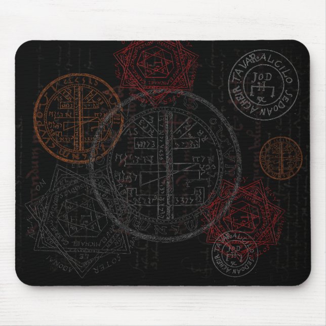 Occult Picatrix Mouse Pad (Front)