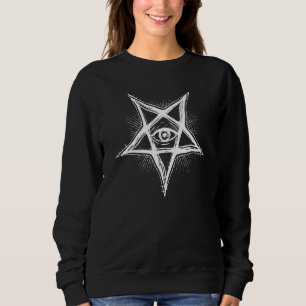 Occult Satan Witch Gothic Lucifer Baphomet  1 Sweatshirt