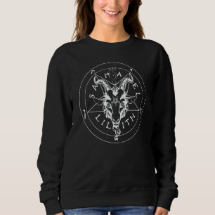 Occult Satan Witch Gothic Lucifer Baphomet  2 Sweatshirt