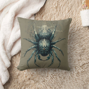 Occult Spider Mystic Geometry Dark Art Cushion