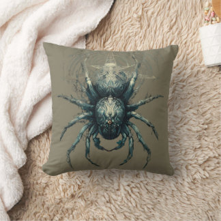 Occult Spider Mystic Geometry Dark Art Cushion