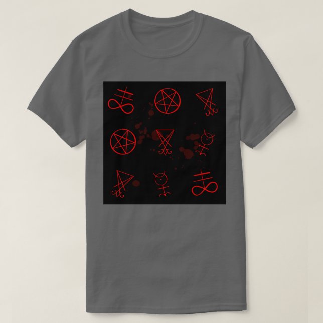 Occult Symbols T-Shirt (Design Front)