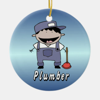 Occupation Plumber Custom Personalised Ceramic Tree Decoration