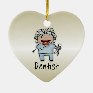Occupation Woman Dentist Professional Personalised Ceramic Tree Decoration