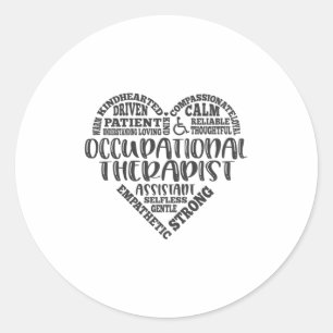 Occupational therapist assistant, OTA Classic Round Sticker