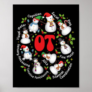 Occupational Therapist Fun Occupation Therapy Chri Poster