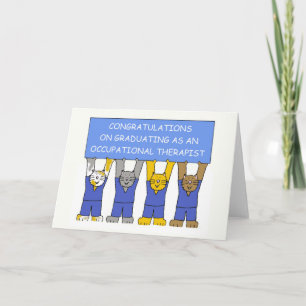 Occupational Therapist Graduate Congratulations Card