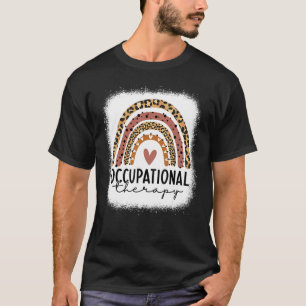 Occupational Therapist Leopard Rainbow Ot Therapi T-Shirt