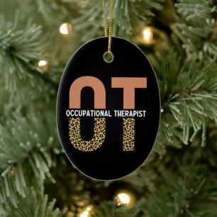 Occupational Therapist OT Appreciation Gift Ceramic Tree Decoration