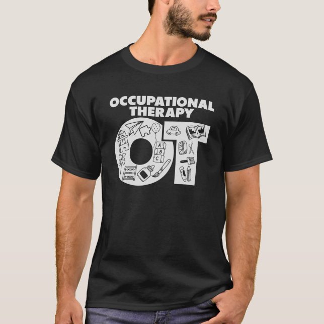 Occupational Therapist OT Therapy Paediatrics Cura T-Shirt (Front)