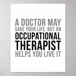 Occupational Therapist Quotes Poster